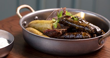 VINE LEAVES AND ZUCCHINI