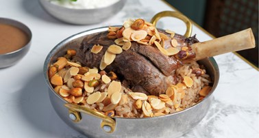 LAMB SHANK WITH ORIENTAL RICE